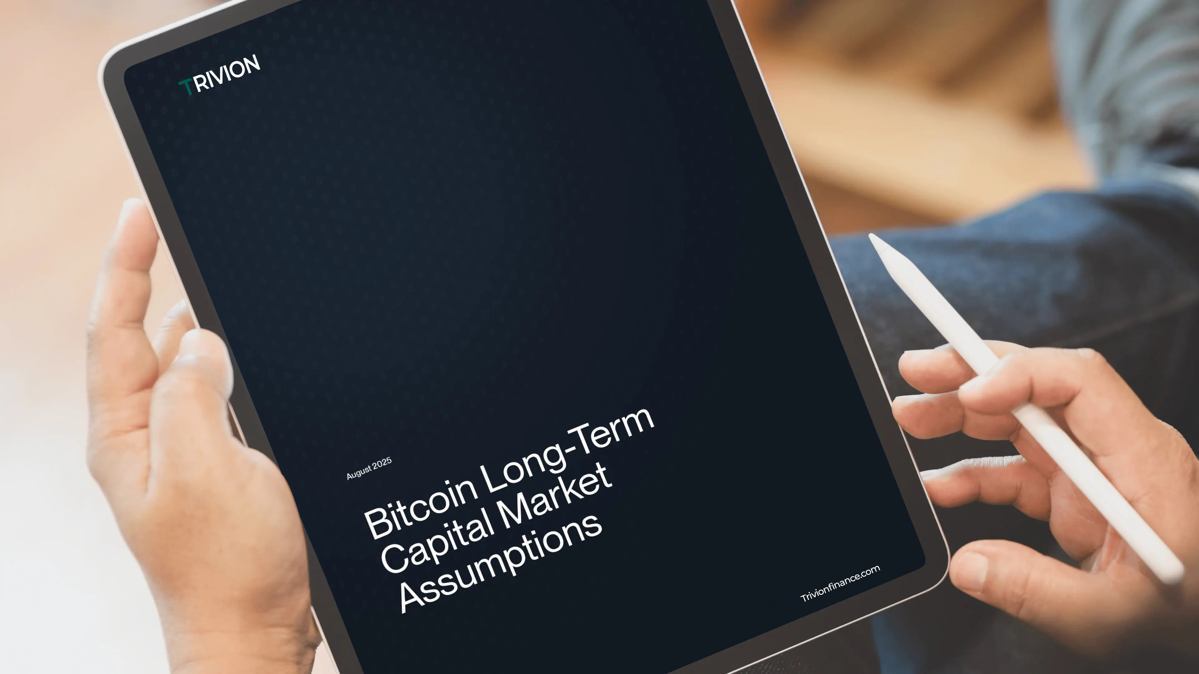 Person writing Q3.25 in notebook